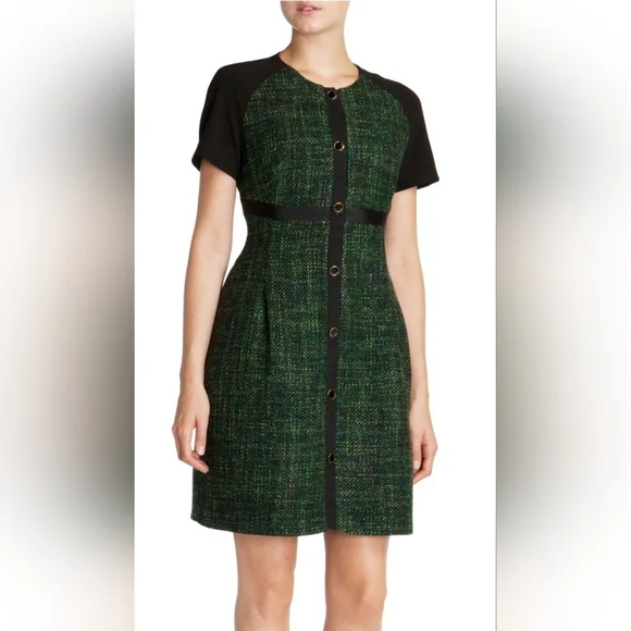 ted baker drop waist dress Ted Baker Charlie Drop Waist Linen Midi Dress